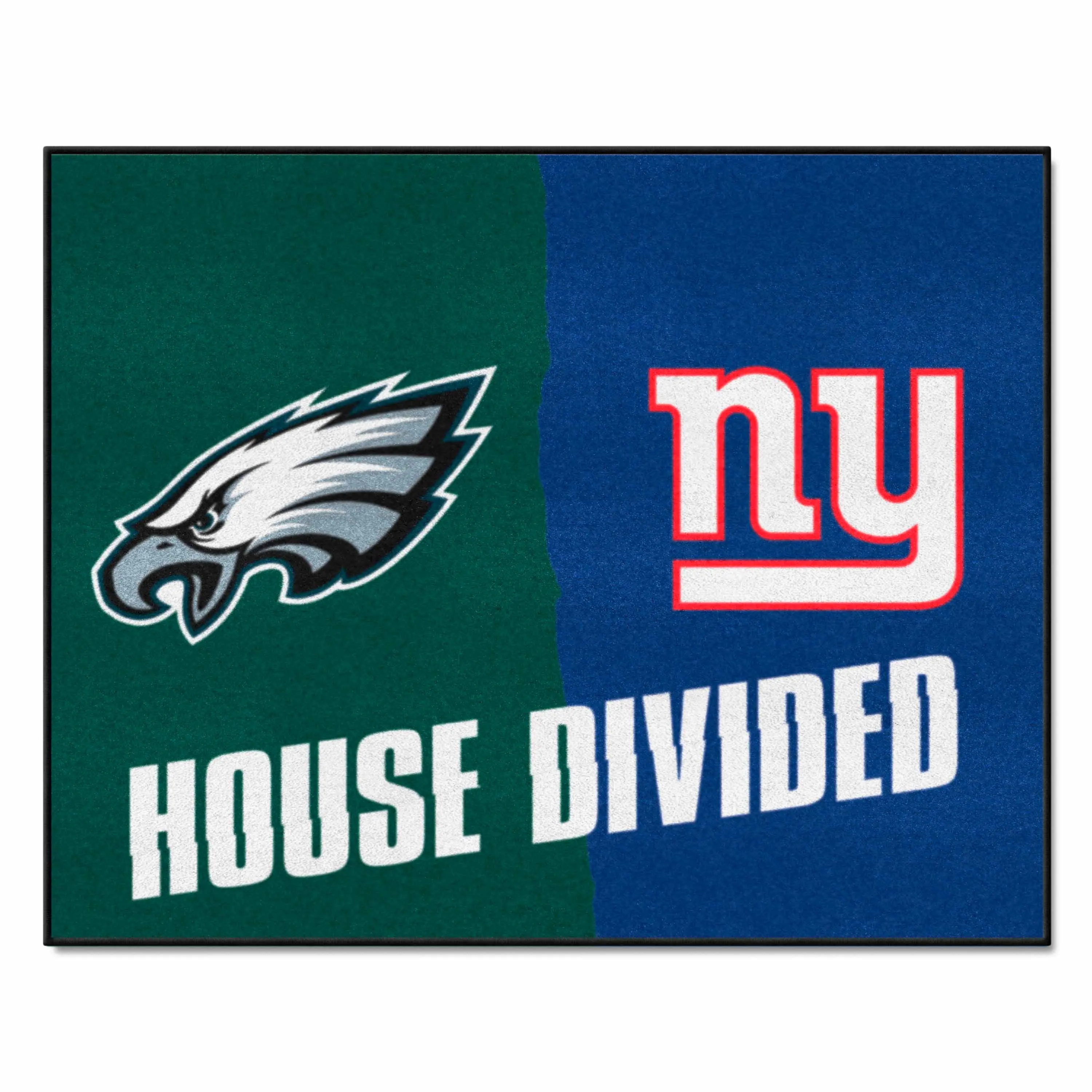 NFL House Divided Mat - Eagles / Giants