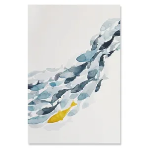 Nordic Simple Abstract Fish Wall Art