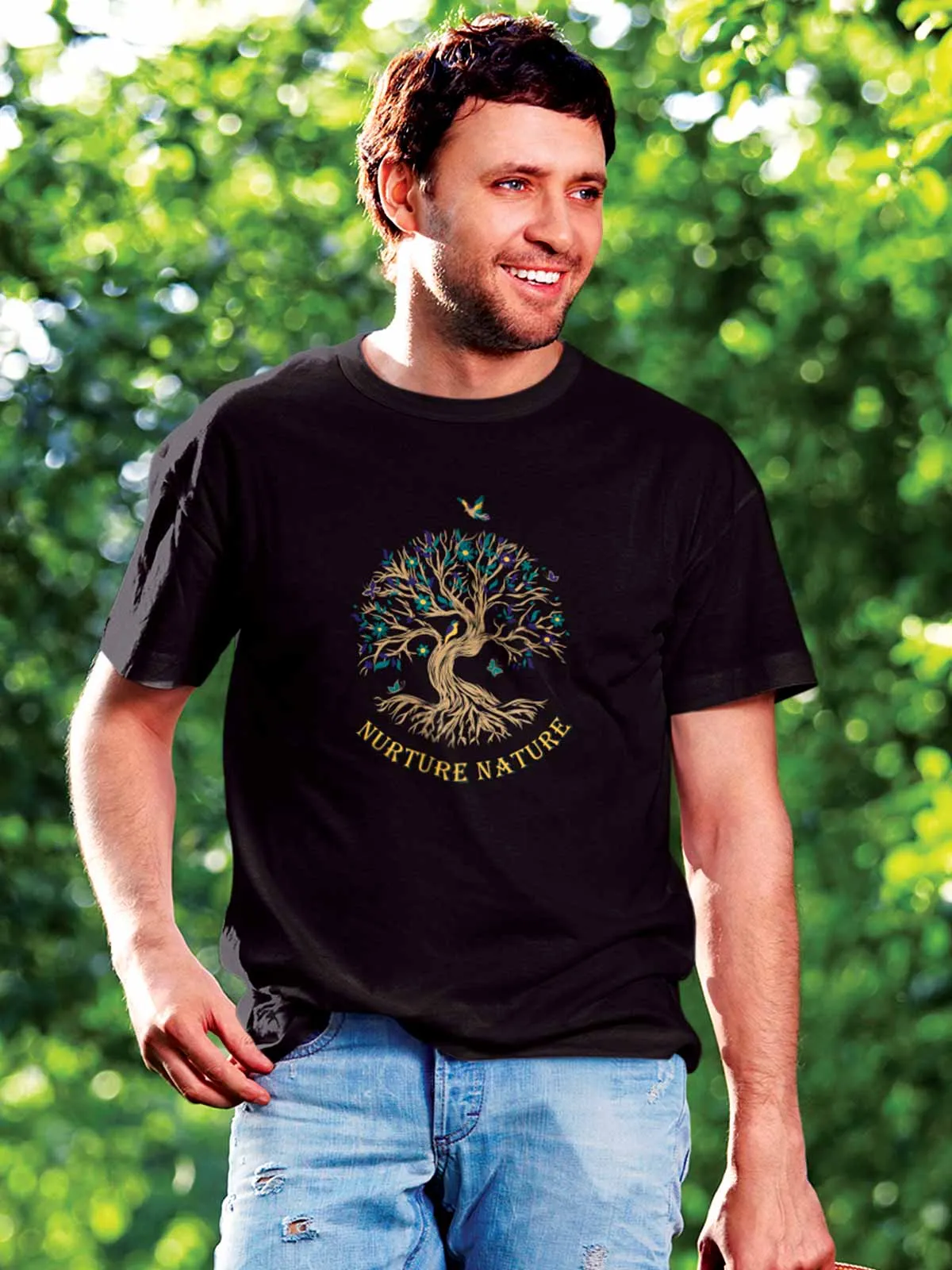 Nurture Nature |  Printed T shirt