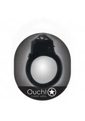 Ouch! - Classic Metal Handcuffs - Black
