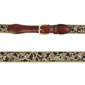 Over Under Duck Camo Ribbon Belt