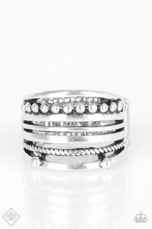 Paparazzi - Vintage Celtic - Silver Studded Ring