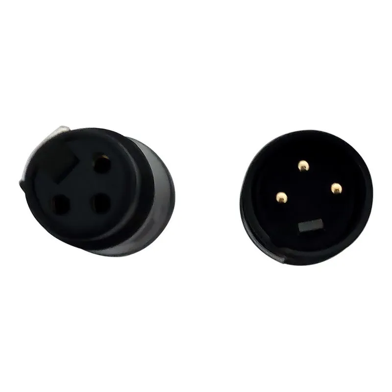 Par Conectores Xlr Hembra Y Macho De 3 Polos Proel Dhfxmx3bk