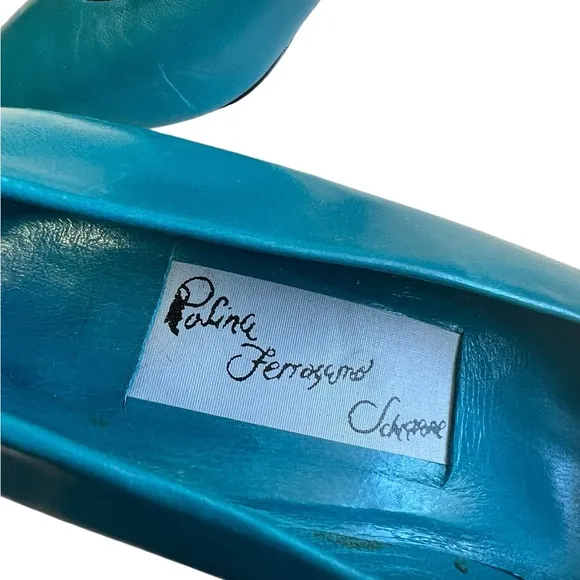 Paulina Ferragamo shiavone low heel pump vintage NWOB size 40 N but think reg 8
