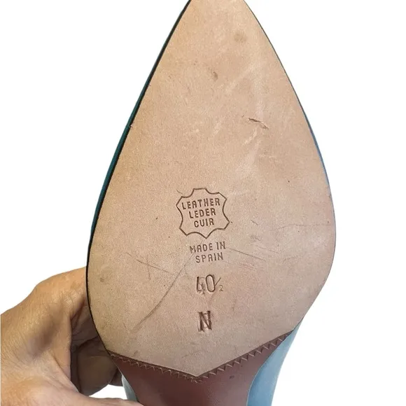 Paulina Ferragamo shiavone low heel pump vintage NWOB size 40 N but think reg 8