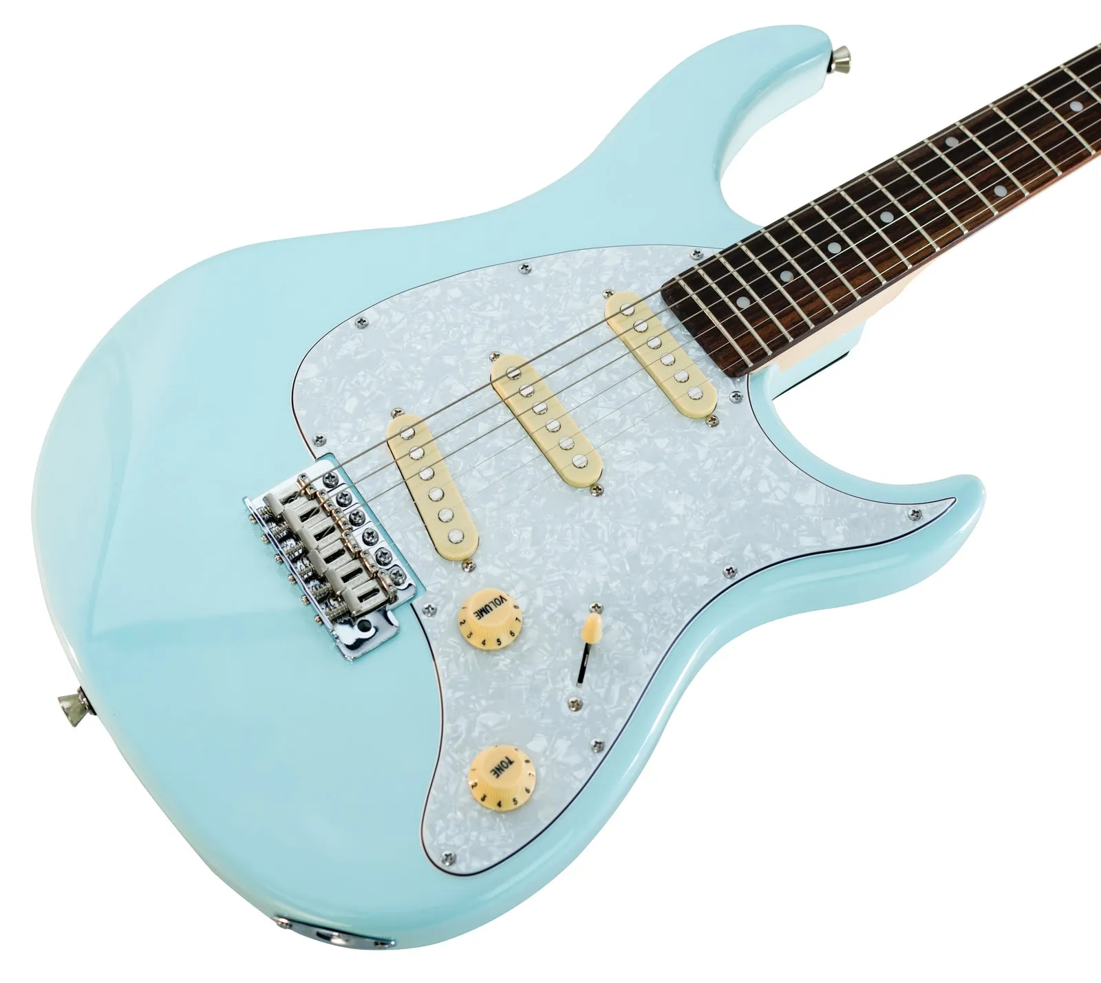 Peavey Raptor Custom Series Electric Guitar in Columbia Blue (3SC)