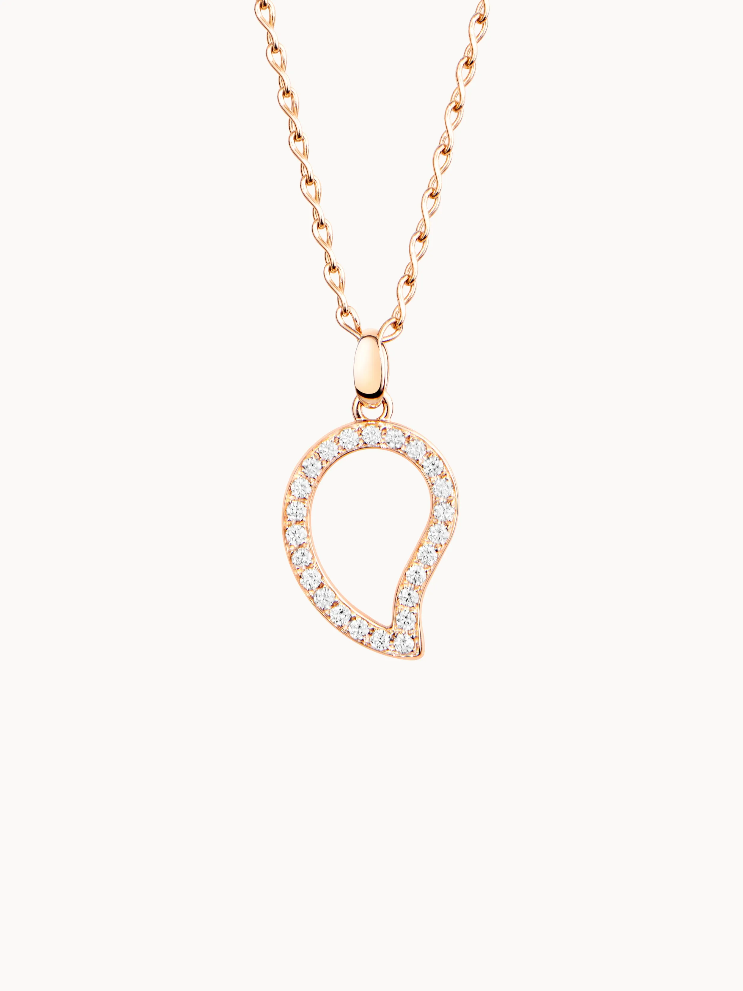 Pendant SIGNATURE large Diamond Pavé with Diamond Pavé