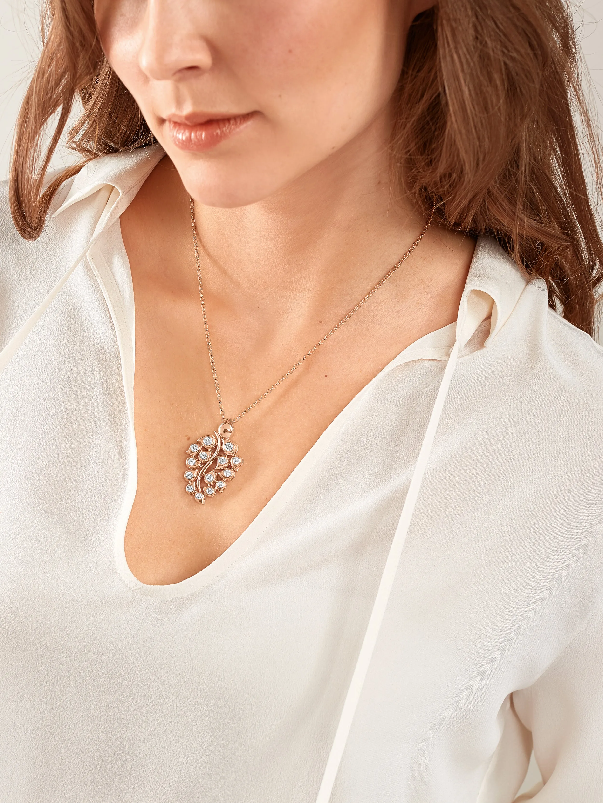 Pendant SNOWFLAKES Leaf Classic / 'Wildberry' 'Wildberry'