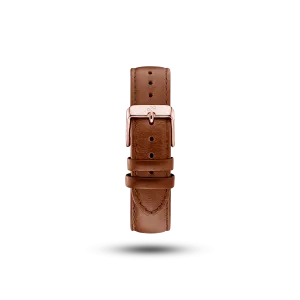 Pin Buckle - Brown Leather