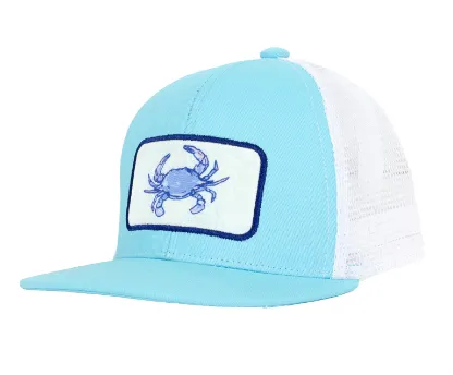 Properly Tied Boys Trucker Hat Topo Crab