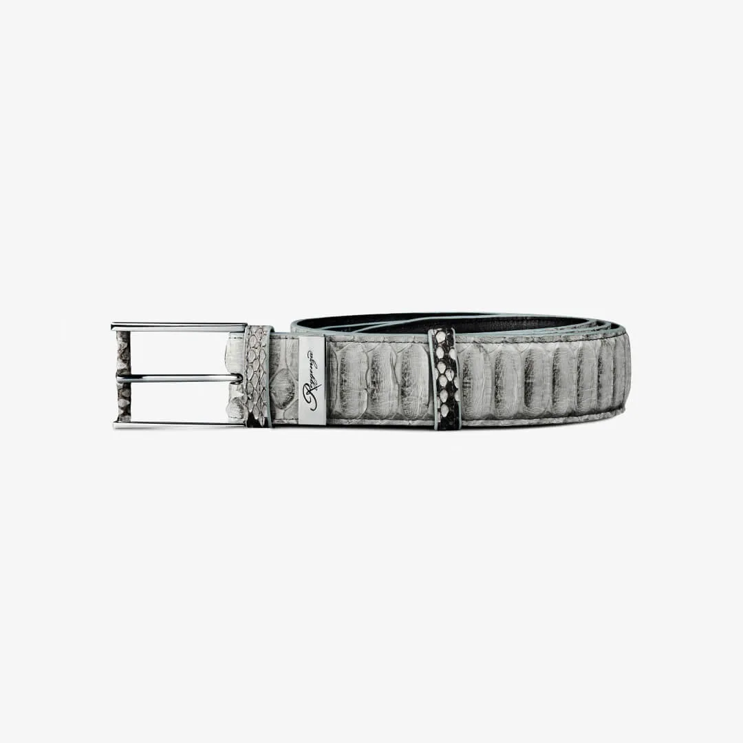 Python Leather Belt