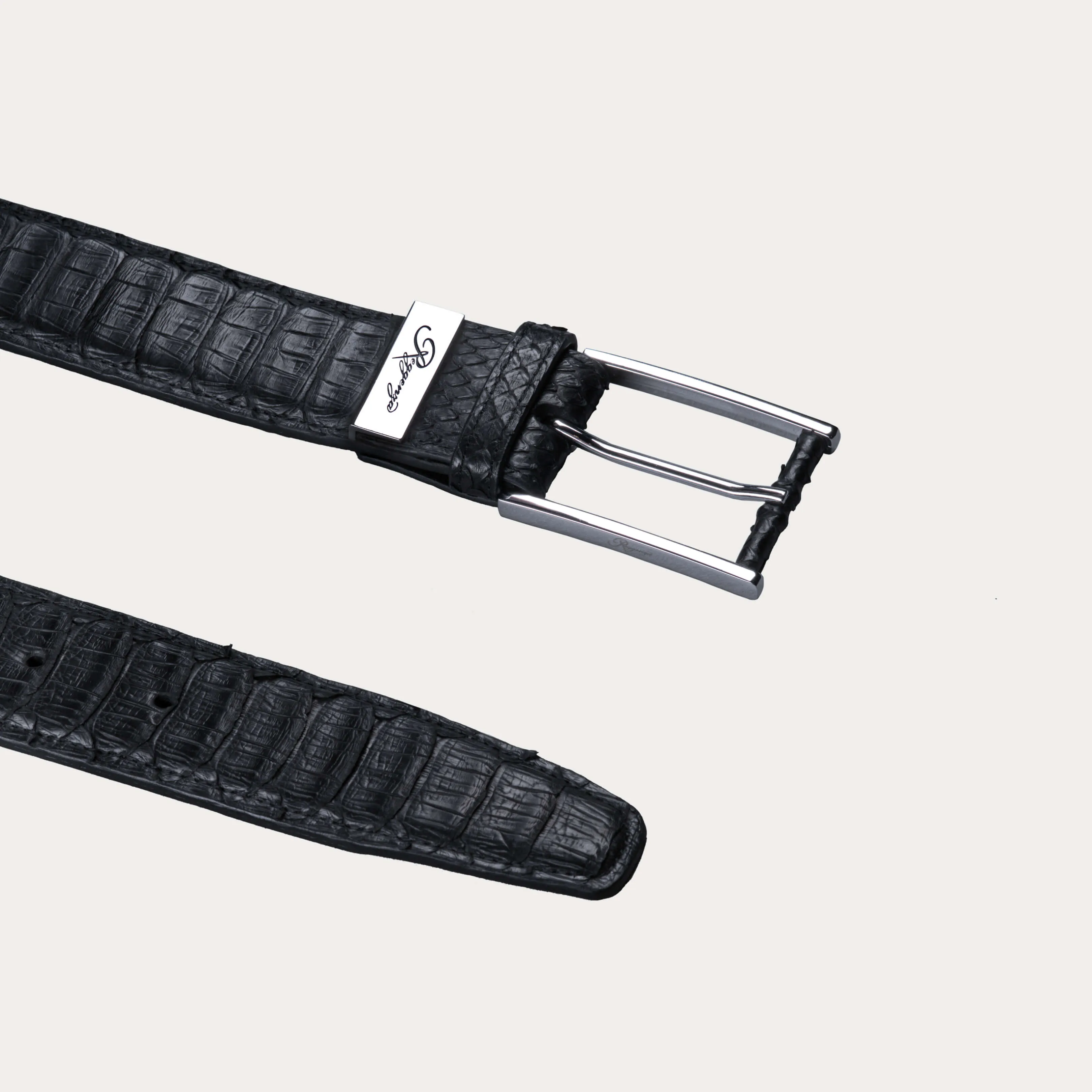 Python Leather Belt