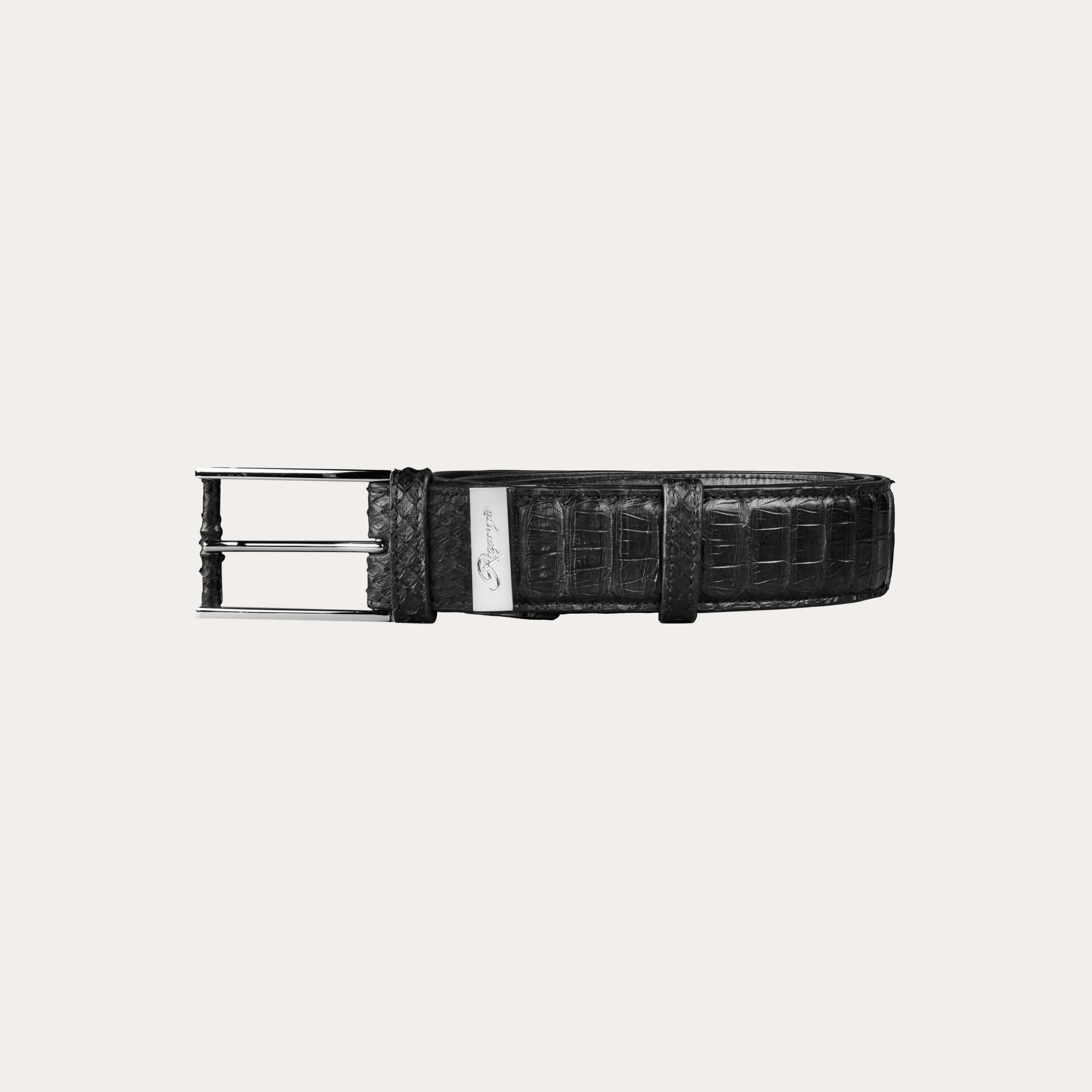 Python Leather Belt