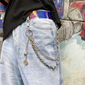 "RIVET TASSEL DOUBLE METAL" TROUSER CHAIN UB2365