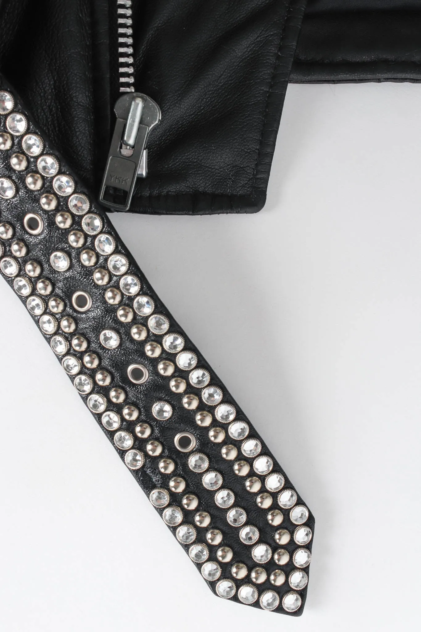 Rhinestone & Studded Leather Jacket