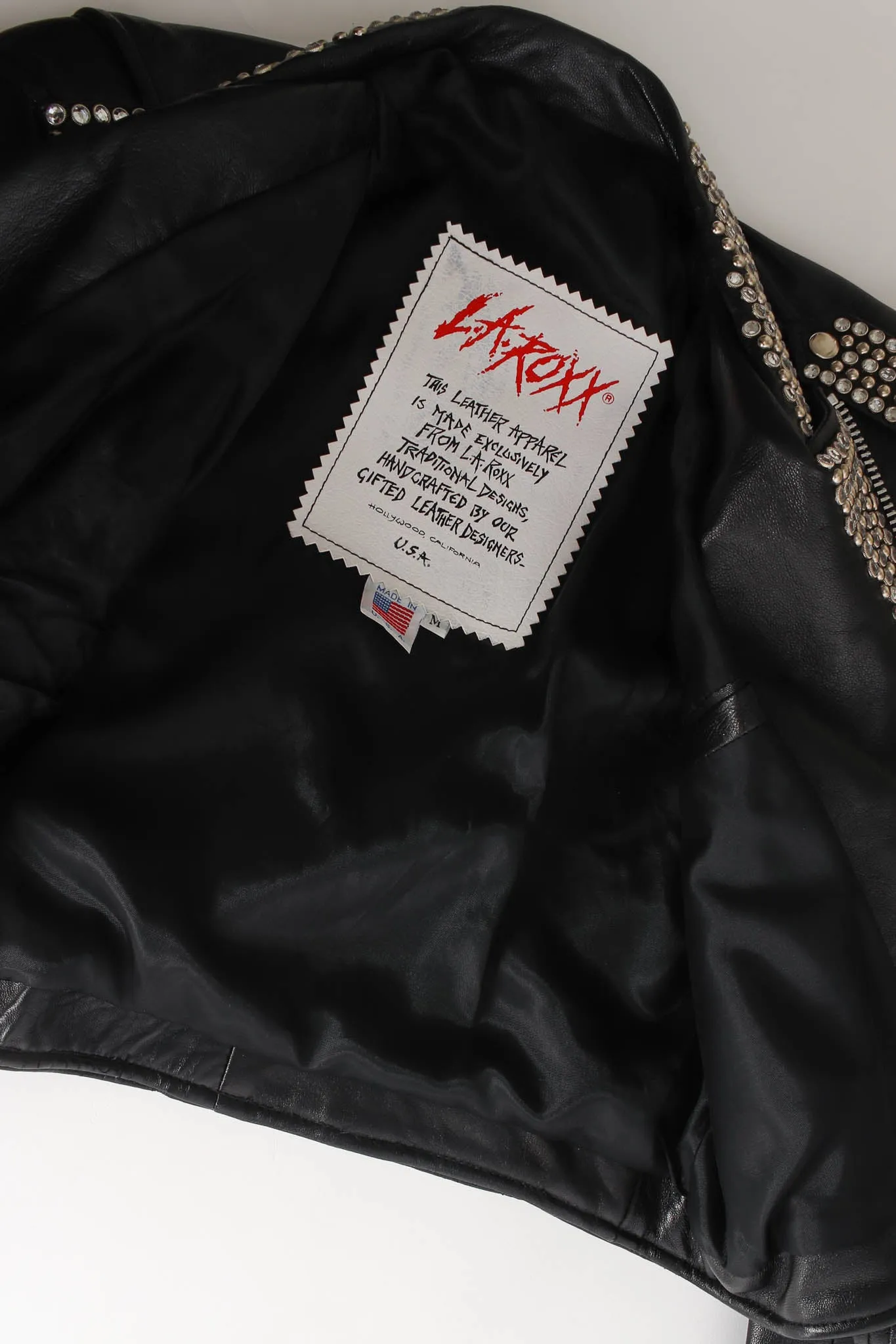 Rhinestone & Studded Leather Jacket