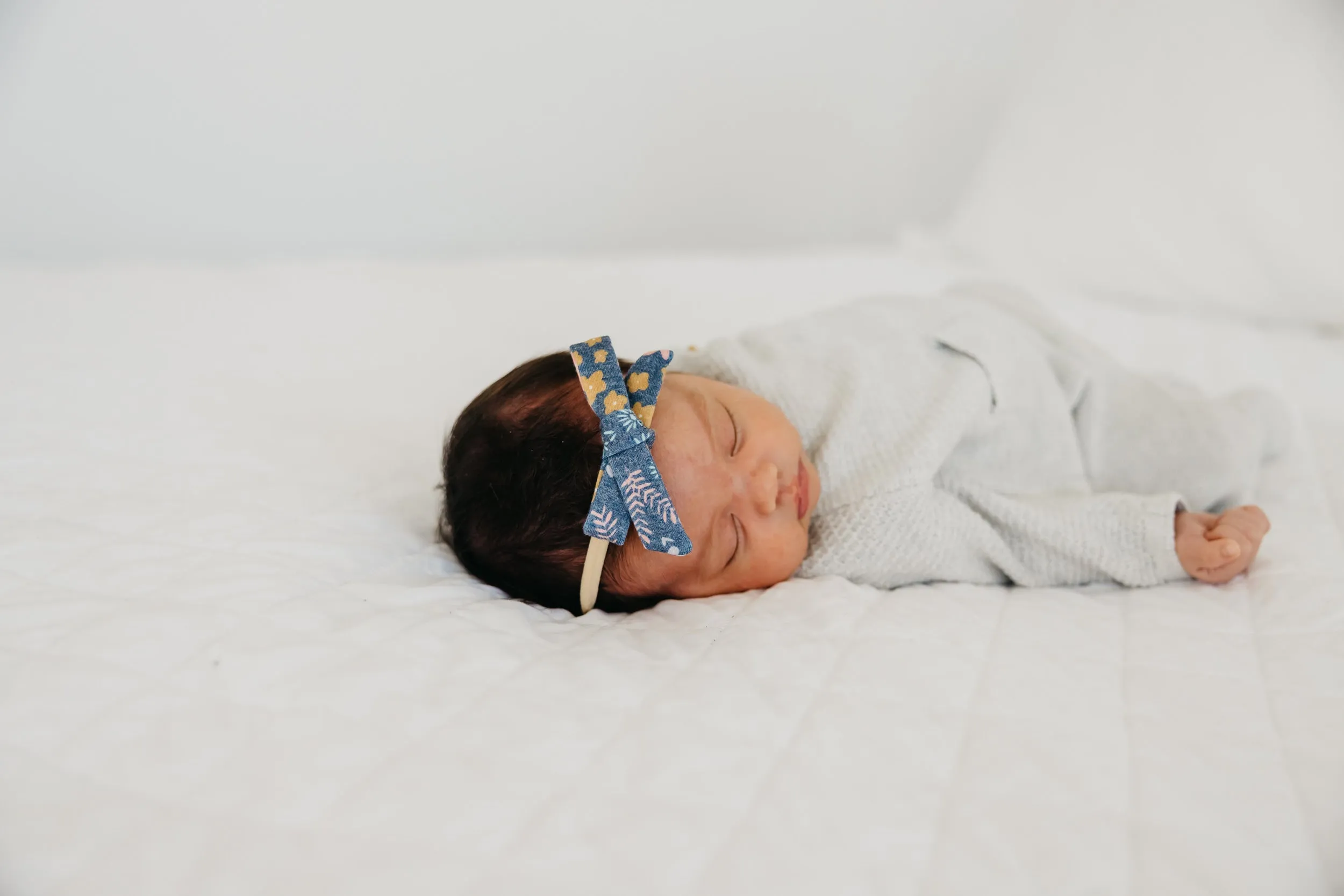 Ribbon Nylon Bow - Meadow