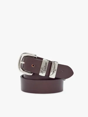 R.M. Williams 1 1/4" 3 Piece Solid Hide Belt - Chestnut