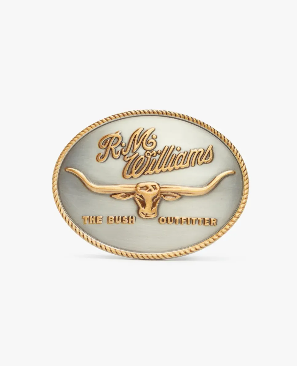 RM Williams Logo Buckle