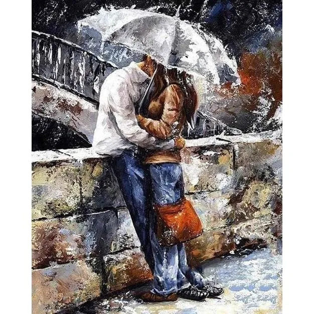 Romantic Lover - Canvastly DIY Paint By Numbers