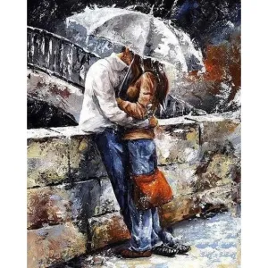 Romantic Lover - Canvastly DIY Paint By Numbers