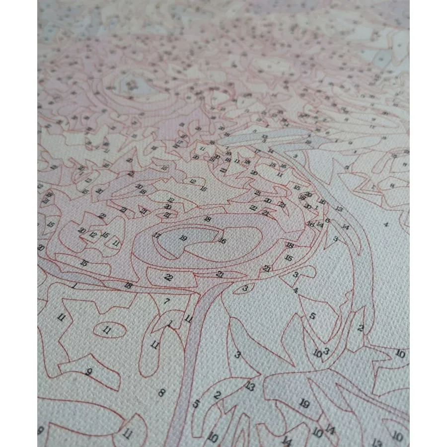 Romantic Lover - Canvastly DIY Paint By Numbers