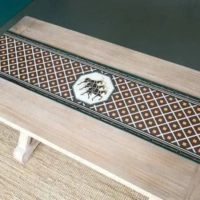 Royal Horse Carriage Printed Table Runner