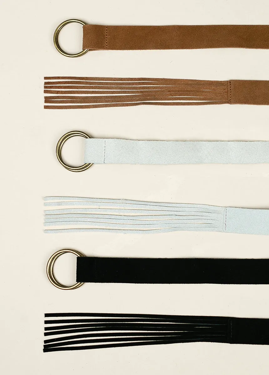 Sara Leather Belt in Nutmeg