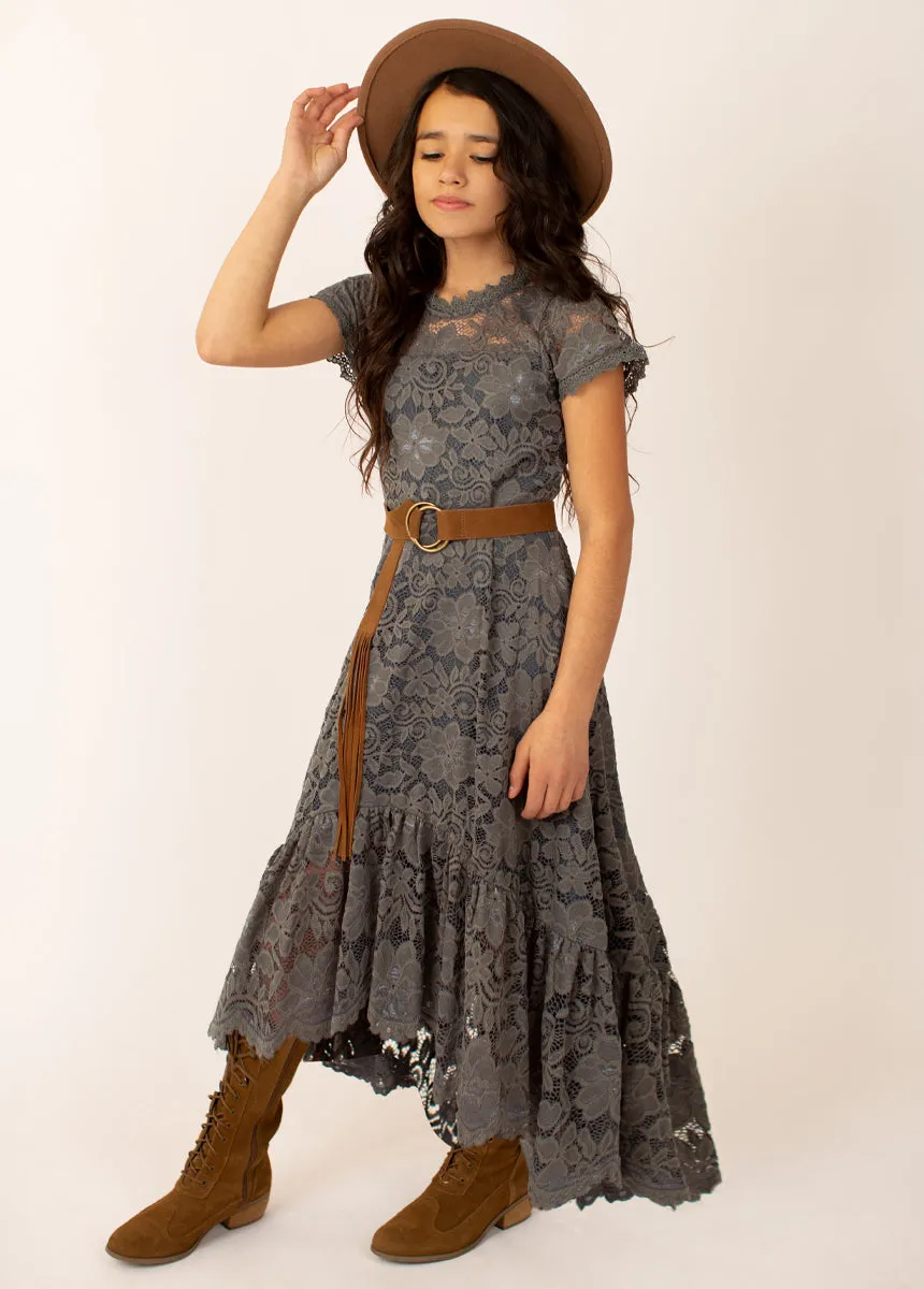 Sara Leather Belt in Nutmeg