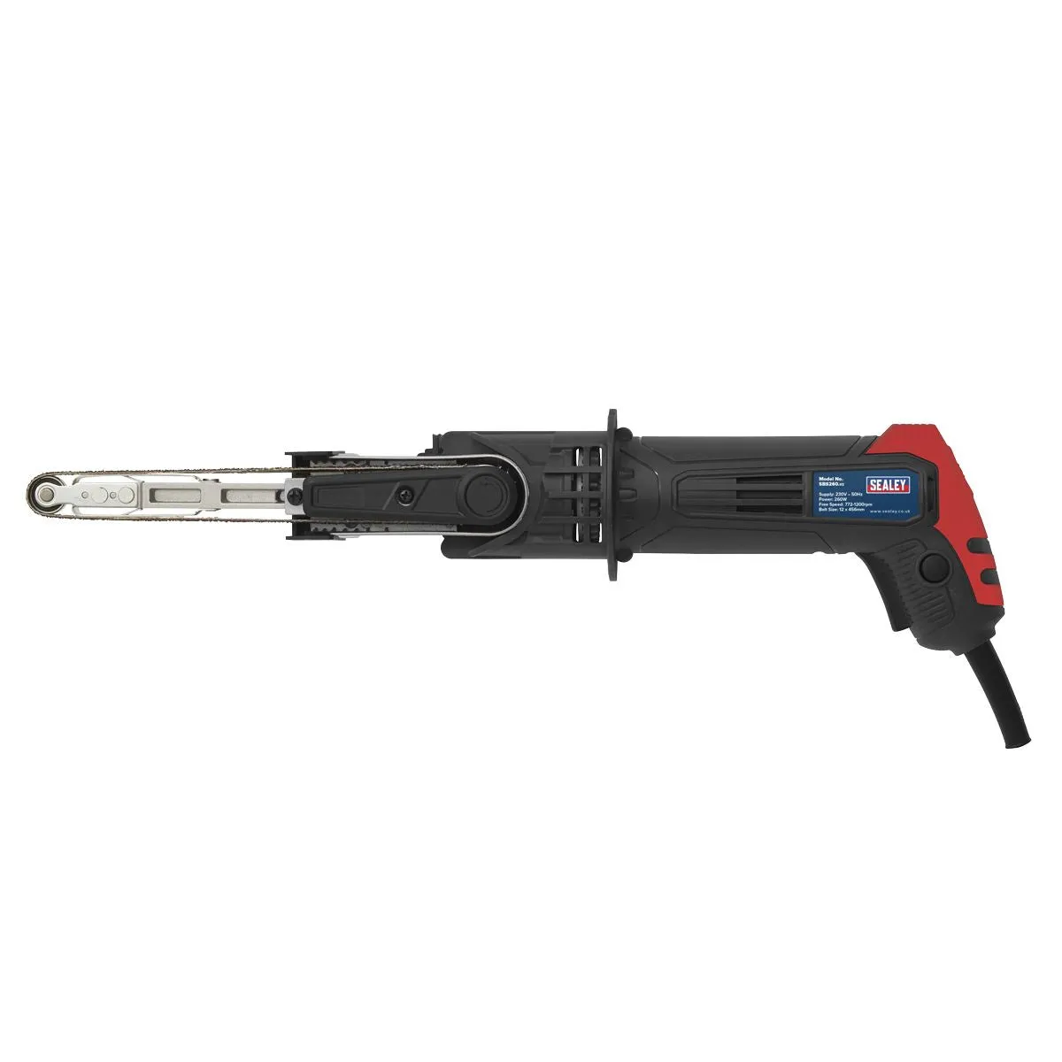 Sealey 260W Variable Speed Adjustable Arm Belt Sander 12 x 456mm Bodyshops