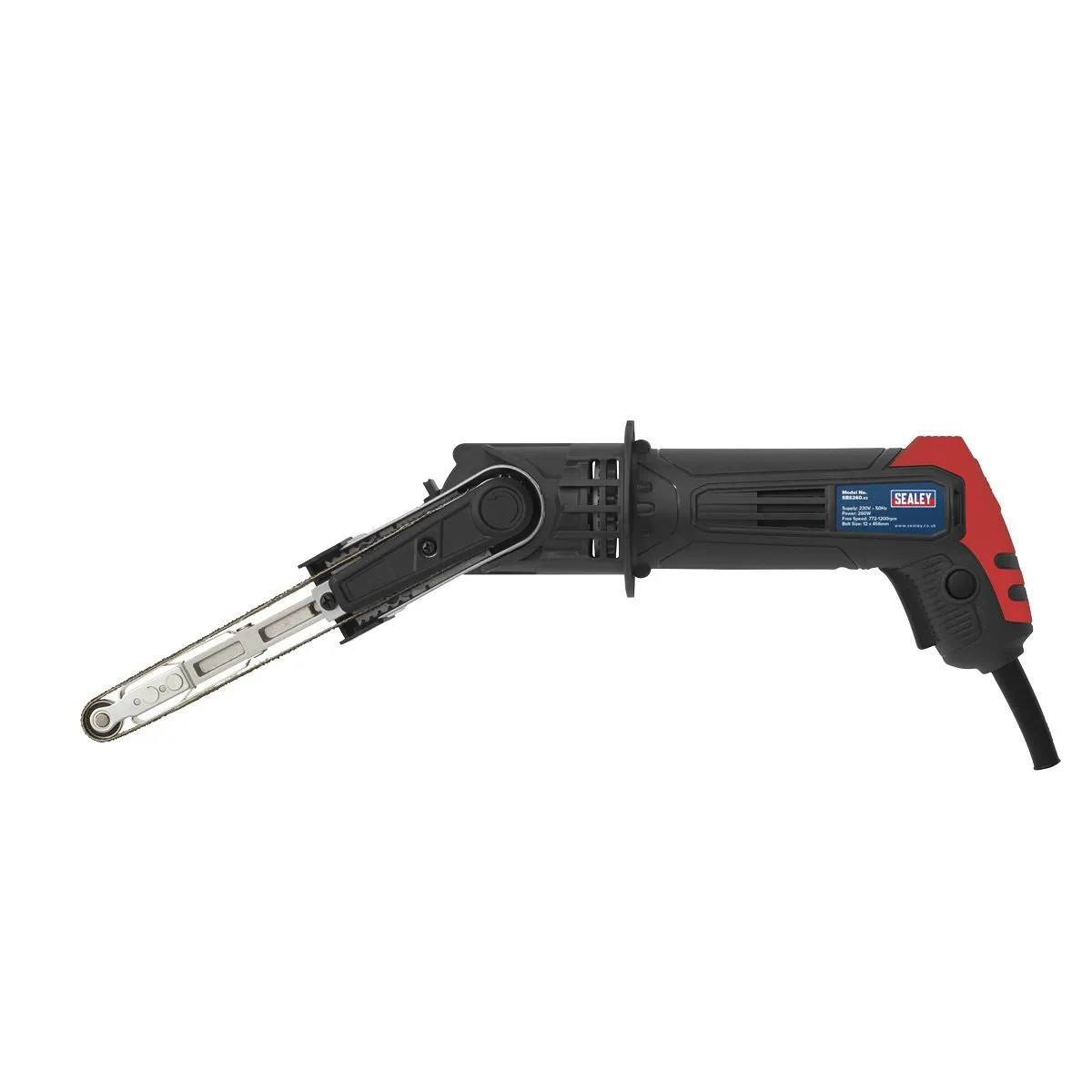 Sealey 260W Variable Speed Adjustable Arm Belt Sander 12 x 456mm Bodyshops