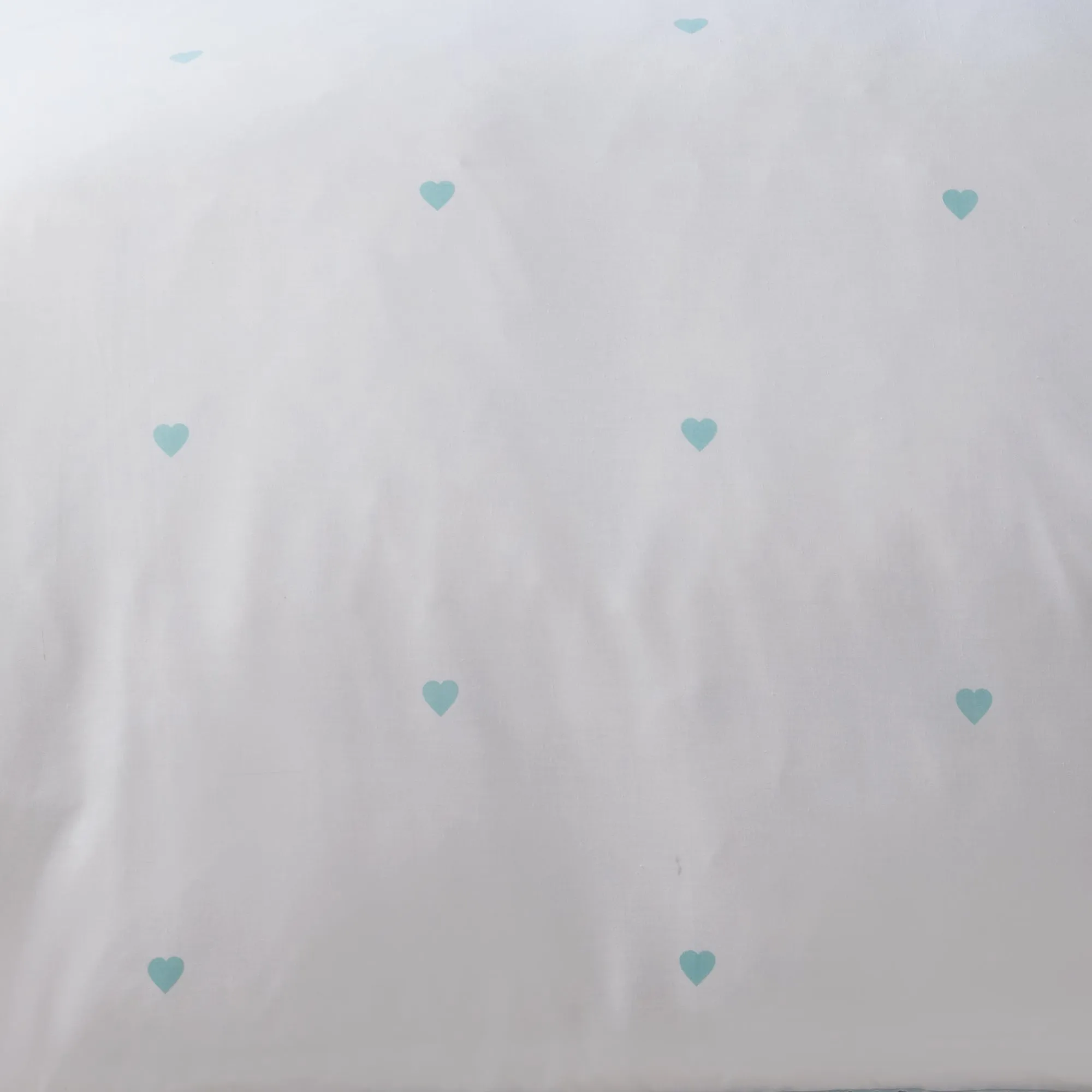 Serene Heart Duvet Cover Set - Duck Egg