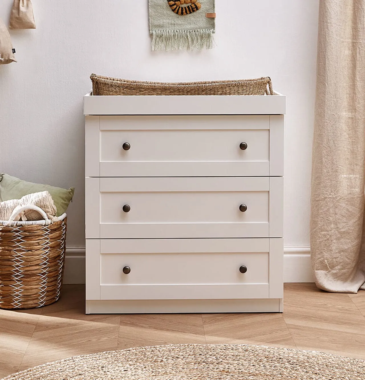 Silver Cross Bromley 3 Piece Furniture Set - White