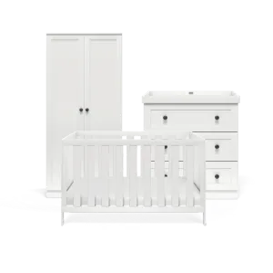 Silver Cross Bromley 3 Piece Furniture Set - White