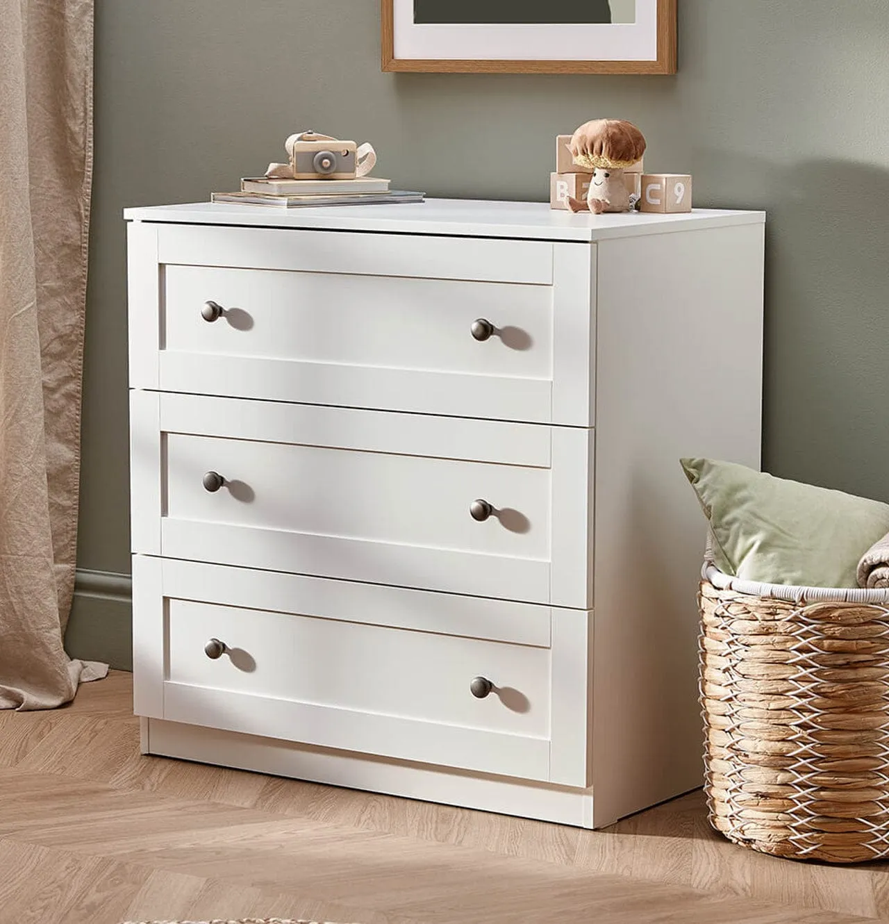 Silver Cross Bromley 3 Piece Furniture Set - White
