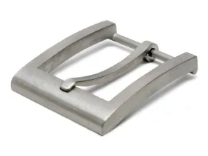 Silver Square Titanium Buckle (1 ¼") by Nickel Smart®