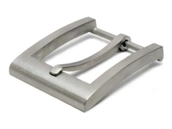 Silver Square Titanium Buckle (1 ¼") by Nickel Smart®