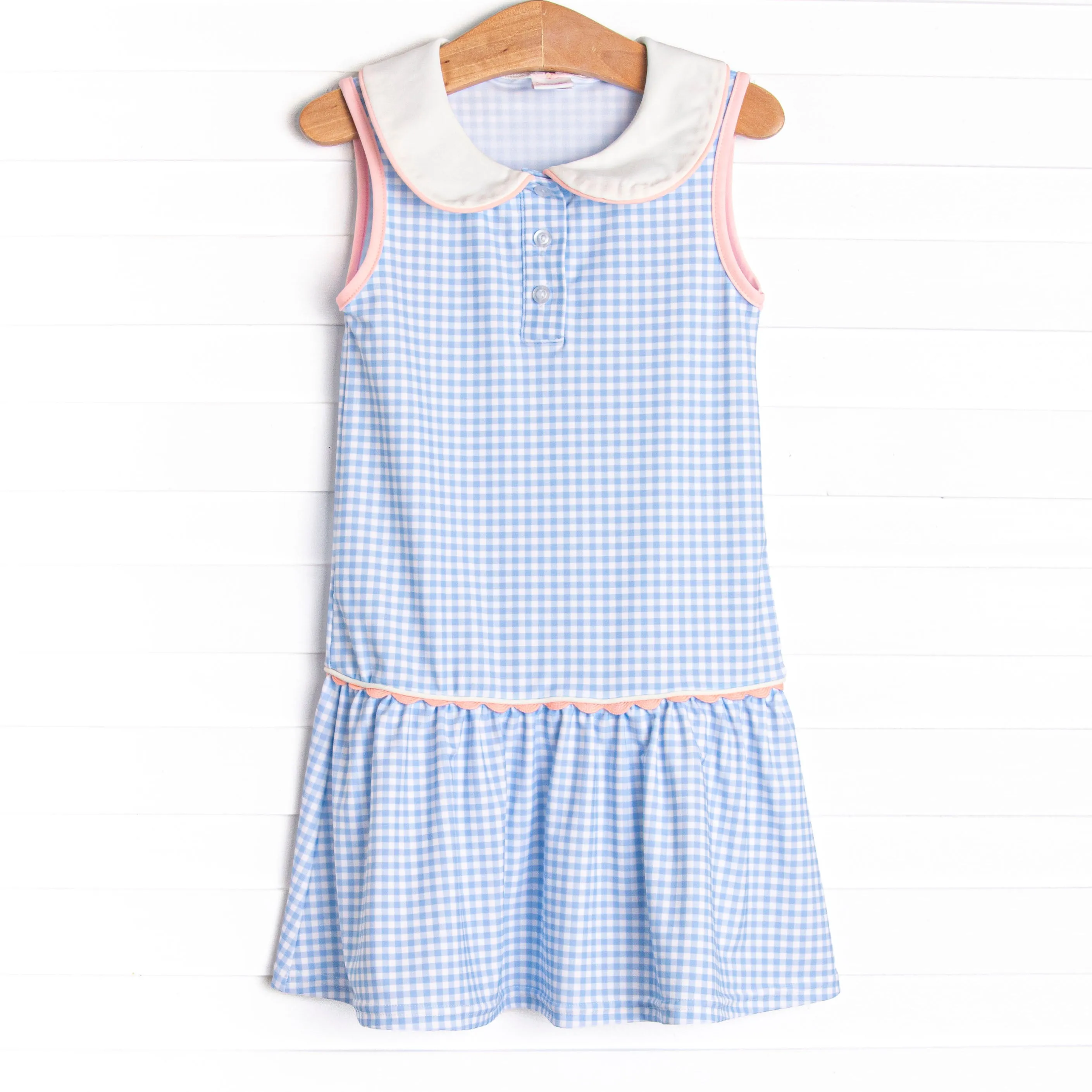 Simple Serve Tennis Dress, Blue