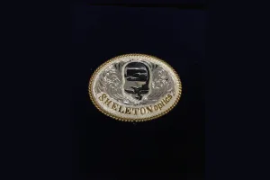 Skull Logo Belt Buckle (oval)