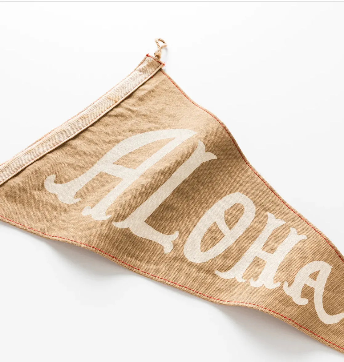 Slightly Choppy Flag Aloha Brown