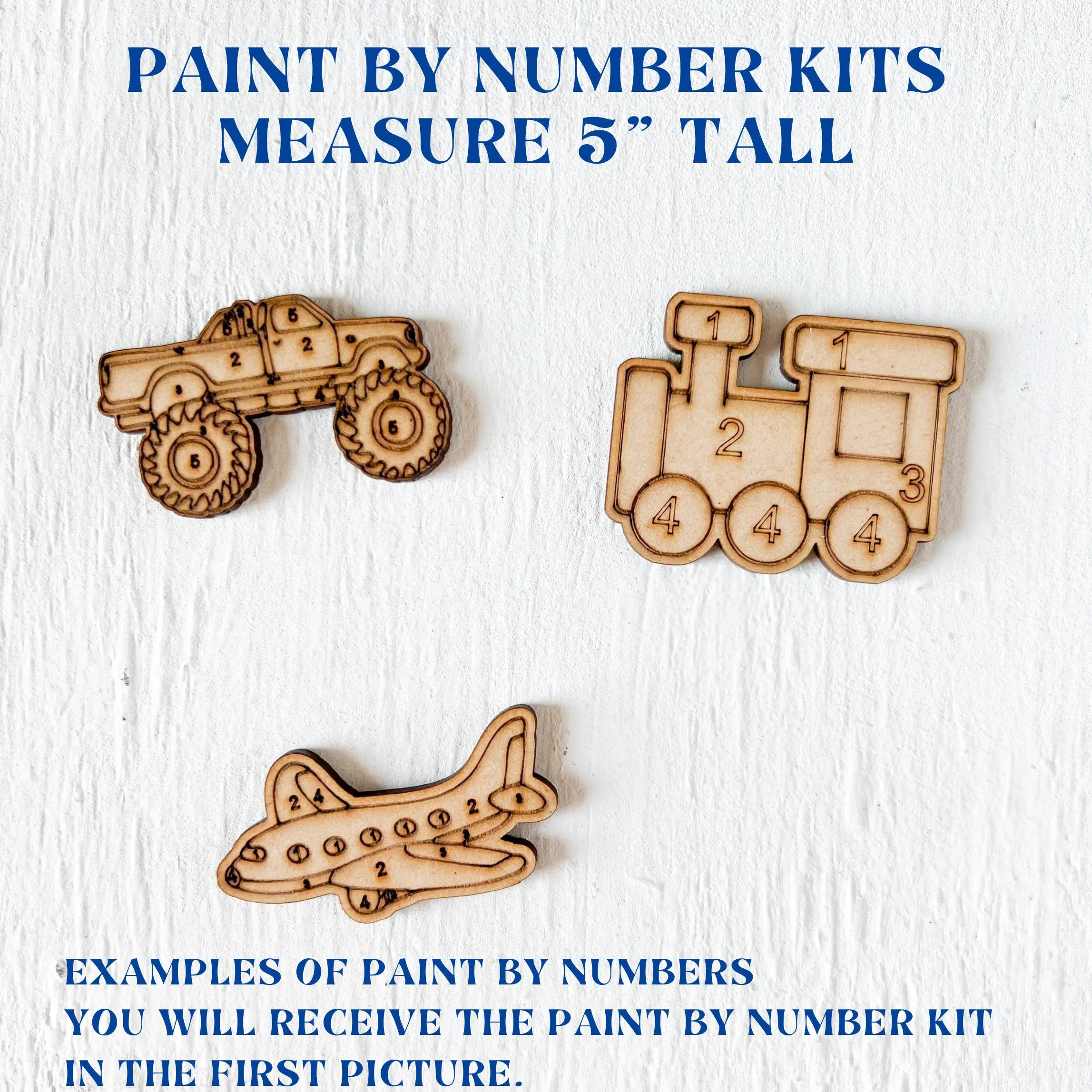 Snowman Painting by Numbers Unpainted Wood Make Your Own Sign,  Craft Kits for Kids, Winter Birthday Party Favor