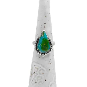 Sonoran Gold Turquoise & Sterling Silver Ring  / U.S. Size 7