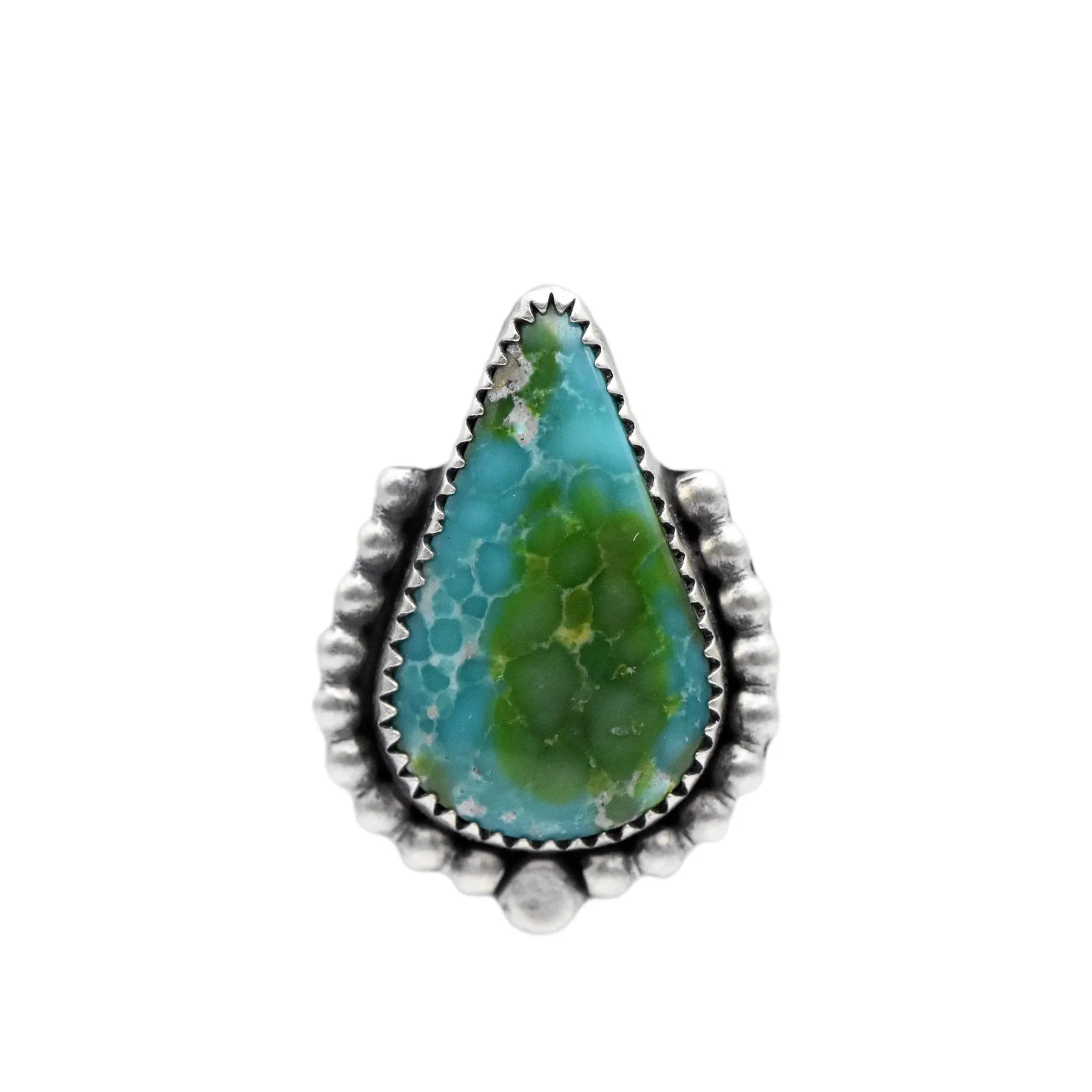 Sonoran Gold Turquoise & Sterling Silver Ring  / U.S. Size 7