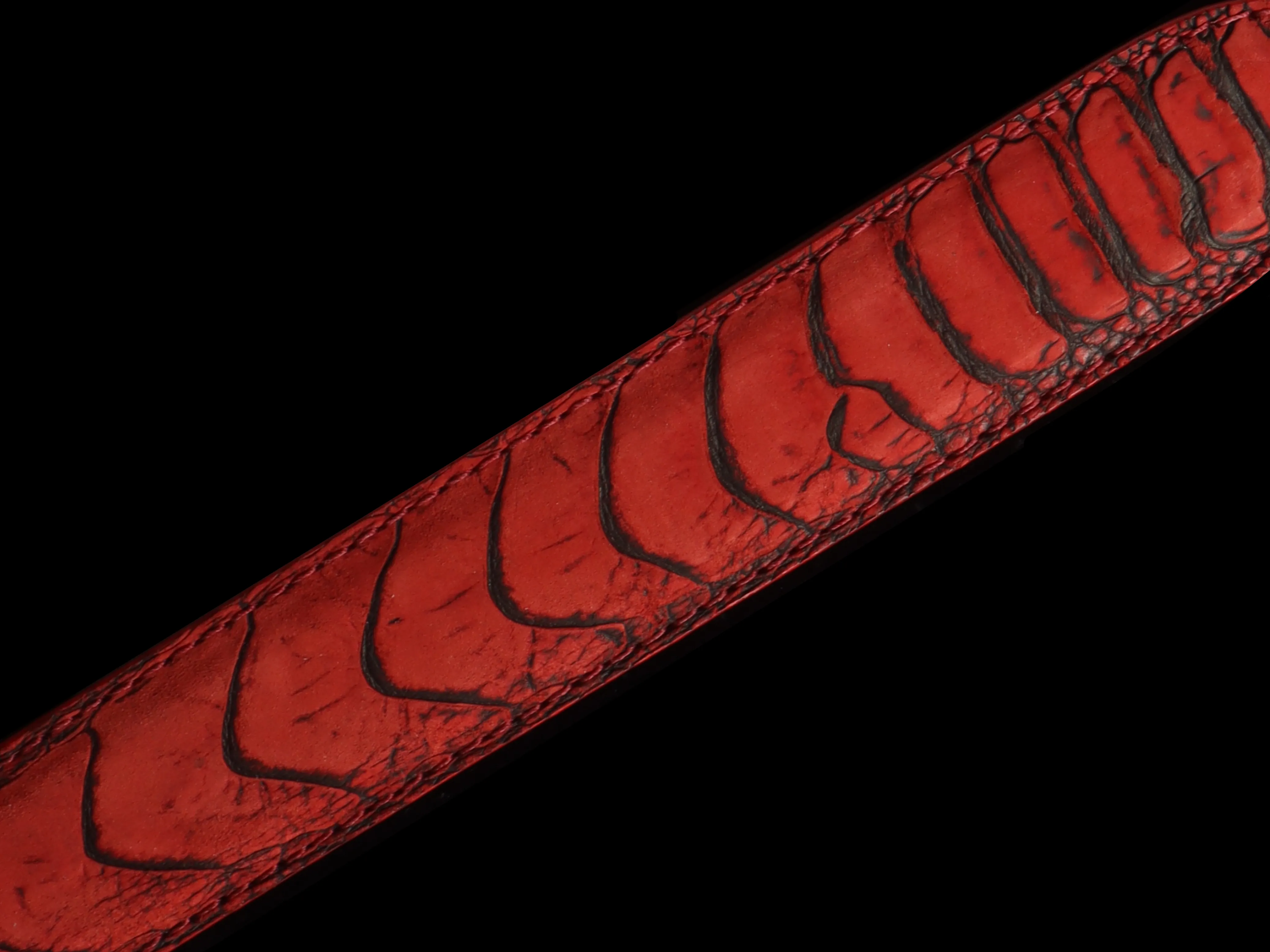 Special Order Suede Ostrich Leg Belts