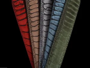 Special Order Suede Ostrich Leg Belts