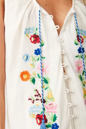 Spell Florapaloosa Embroidered Cami Wildflower