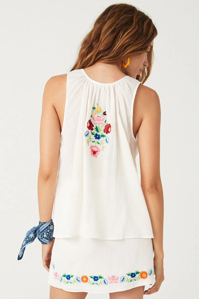 Spell Florapaloosa Embroidered Cami Wildflower