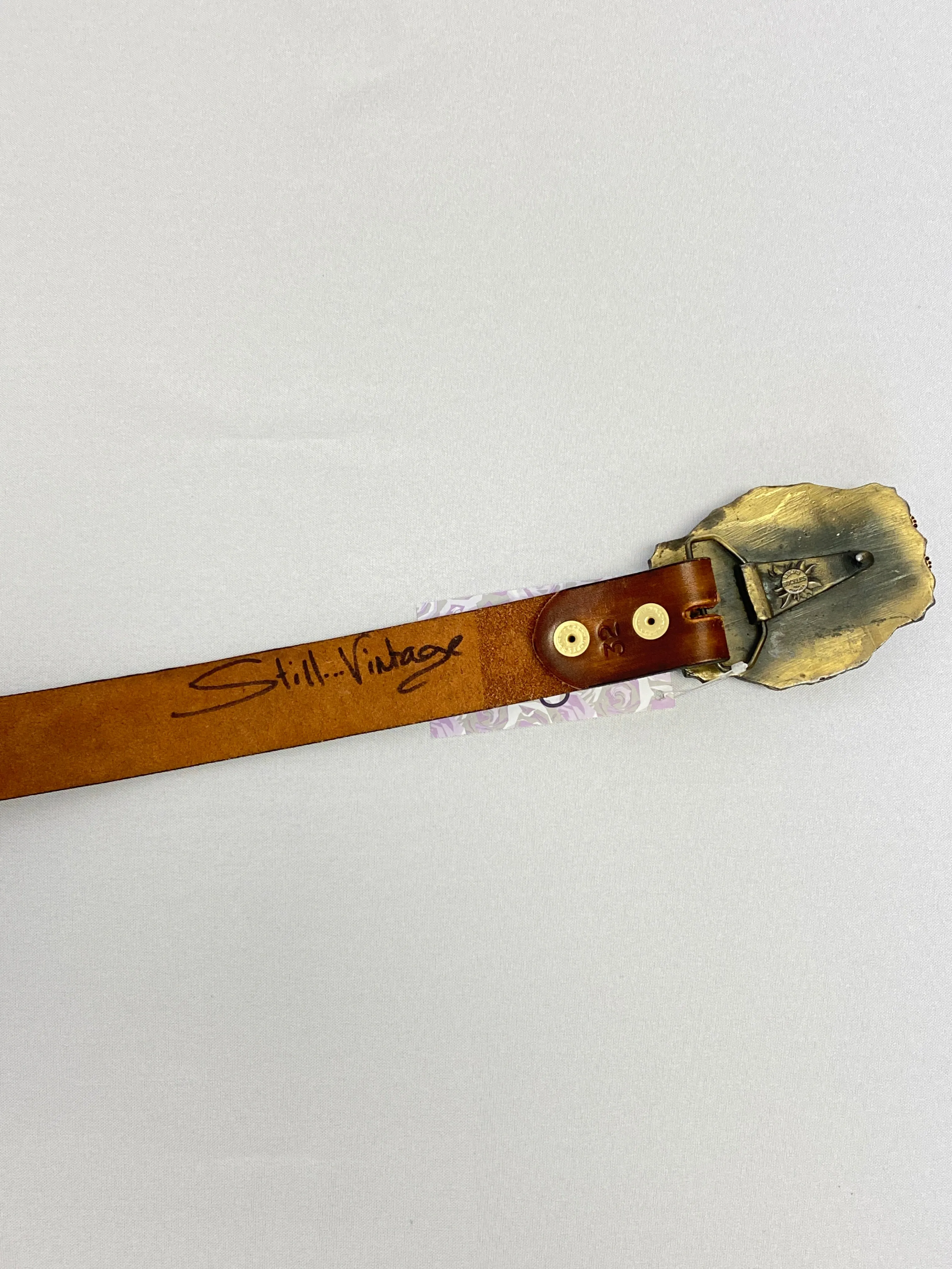 Still Vintage Brown Belt