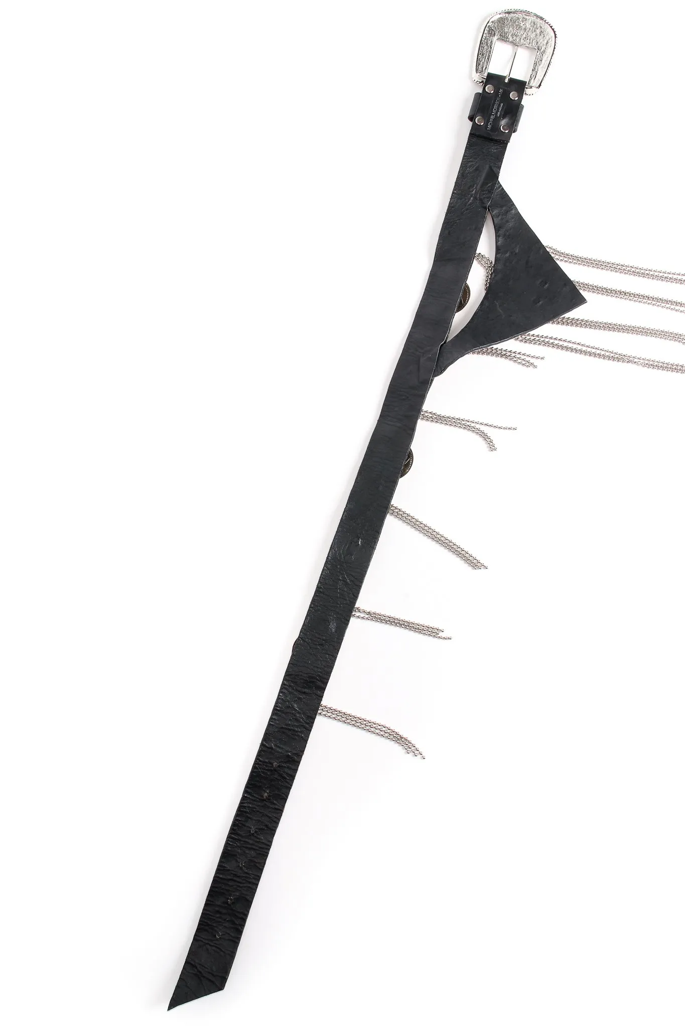 Studded Chain Fringe Belt