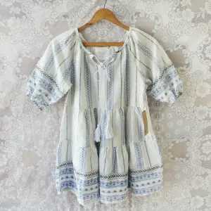 Summer Juniper Blouse in Sky